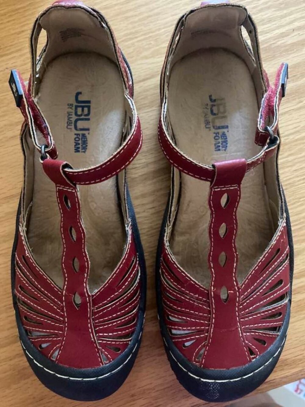 JBU by Jambu Melon Mary Jane Vegan Sandals Women's Size 6M